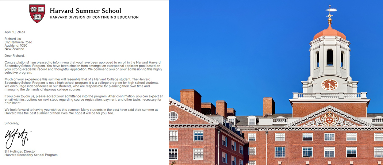 Strong Academic Training at Harvard